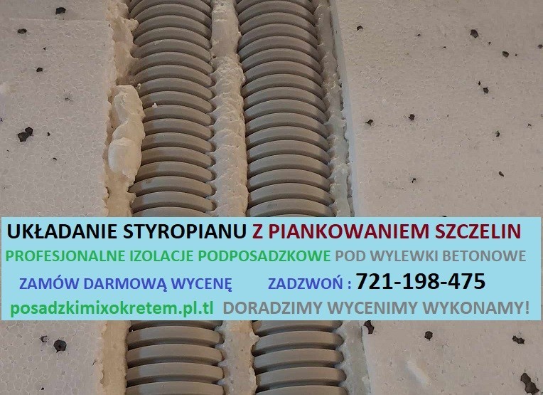 Układanie styropianu pod wylewki betonowe posadzki izolacje