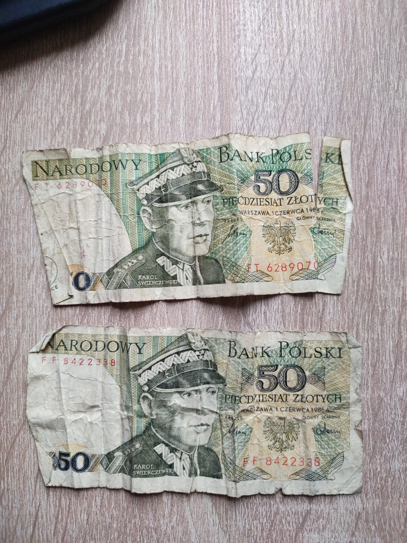 Banknoty PRL 50zł Karol Świerczewski Gratka pl