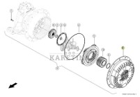 Claas Xerion 4000 - zwolnica przekładnia planetarna satelitarna 0014994310