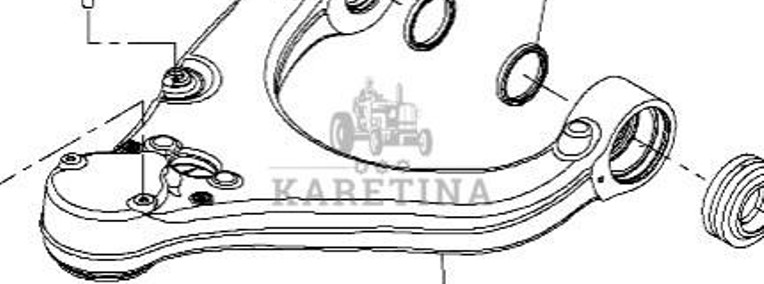 Fendt Vario 1038 1042 1046 1050 GEN 3 Wahacz Kompletny Lewy Lewa Strona F530300051100-1