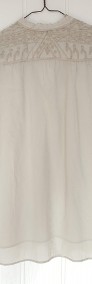 Nowa bluzka tunika Zara L 40 bawełniana na lato pastelowa pistacjowa etno boho-4