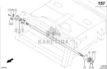 Claas Lexion 600 WAŁEK POŚREDNI 0005204460 (Kanał wciągający; wałek pośredni)