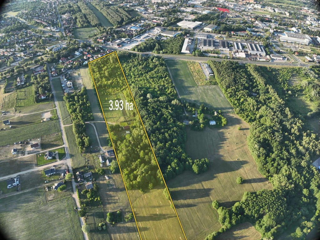 POTENCJAŁ 4 HA: Działka Inwestycyjno-Deweloperska w Ciechanowie (MPZP) - Widok 2