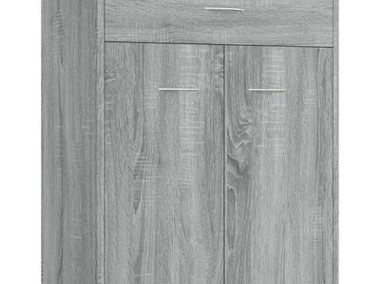 vidaXL Szafka, szary dąb sonoma, 60x30x75 cm, materiał drewnopochodnySKU:815376-1