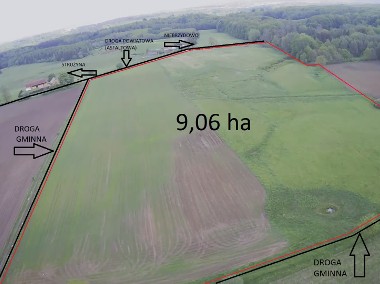STRUŻYNA  Działka rolno-budowlana (9,06 ha) -1