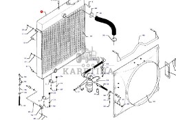 Massey Fergusson MF 30 - chłodnica wody D28784397