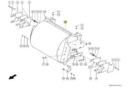 Claas Jaguar 970 - obudowa przyspieszacza 0022833651