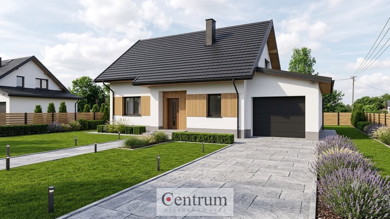 Nowy dom ok.120m2, funkcjonalny układ pomieszczeń, 5 pokoi, 2 łazienki