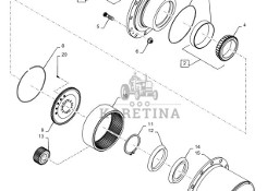 New Holland T6090 T6070 Piasta 87674604