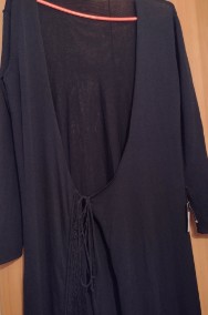 (36/S) ZARA/Długi sweter z frędzlami z Madrytu/płaszcz dzianinowy/NOWY-2