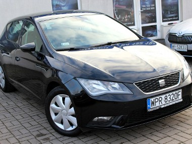 SEAT Leon III Reference 1.6TDI 110KM Salon PL Bluetooth Czujniki Parkowania-1