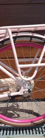 Rower miejski Gazelle Miss Grace pudrowy róż brokat-4