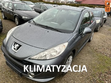 Peugeot 207 Oszczędna benzyna, klimatyzacja, isofix, niski przebieg, import Niem