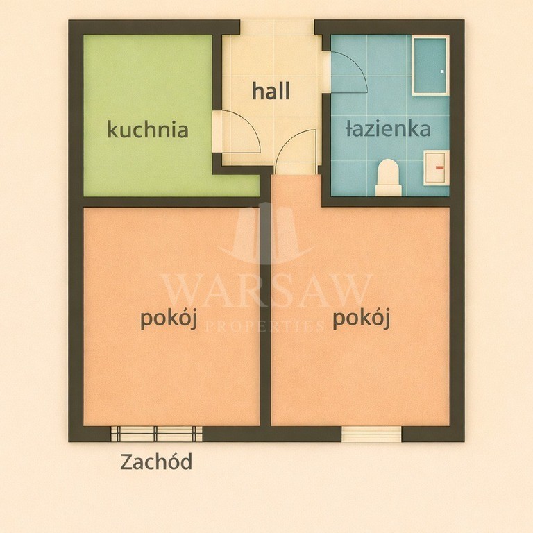 2 OSOBNE pokoje, Metro Rondo ONZ, do remontu - Widok 6