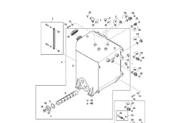 John Deere 9470RX - Zbiornik RE586700 (Układ hydrauliczny)