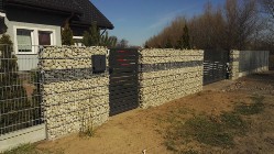 Gabion Gabiony 1,60m Gabionowe Ogrodzenie Mur Kosze z kamieniem