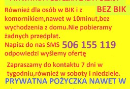 PRYWATNA pożyczka bez bik baz kredyt z komornikiem cała Polska Płock