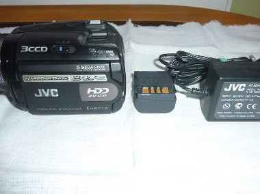 Kamera cyfrowa JVC GZ-MG505E 3CCD 5MegaPixel PL menu HDD 30GB.Stan b.dobry.-1