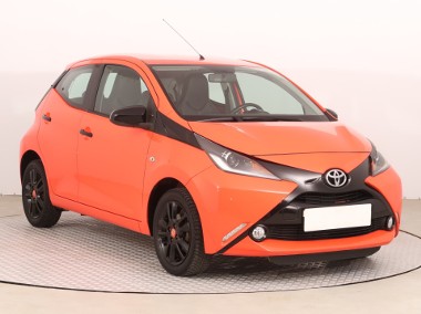 Toyota Aygo , Salon Polska, Skóra, Klimatronic, Tempomat,-1