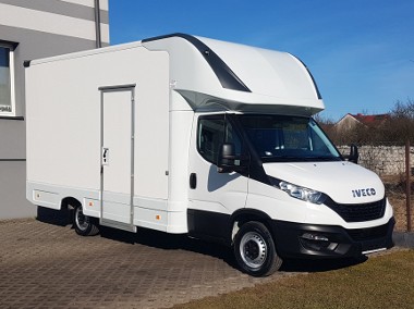 KONTENER NISKOPODŁOGOWY 4,43x2,23x2,42 SKLEP BAR FOODTRUCK KAMPER-1