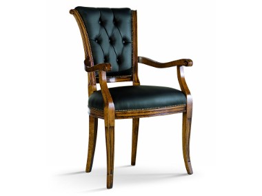 Krzesło drewniane stylowe stelaż włoski surowy-2