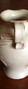 Ceramiczny dzbanek – wazon ręcznie wykonany z motywem kłosa  20 cm -4