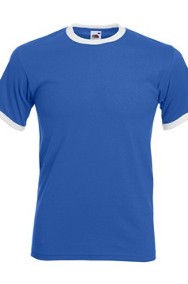 Męski T-shirt RINGER kolor niebieski/biały FRUIT of the LOOM (CH Land Warszawa)-2