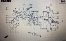 CLAAS 00 0581 112 0/00 0581 113 0/00 0599 873 1/00 0599 874 1/Claas Xerion 3300