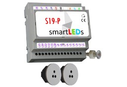smartLEDs: Sterownik schodowy oświetlenia LED S19-P+ Czujniki ruchu i zmierzchu