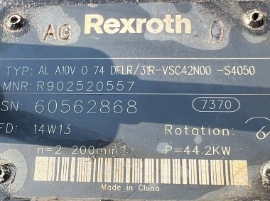 Rexroth AL A10V O 74 DFLR/31R-VSC42N00 -S4050 (R902520557) Pompa hydrauliczna-2