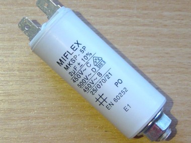Kondensator rozruchowy 2µF MKSP-5P-1