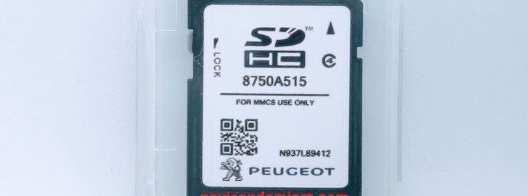 Karta SD Peugeot 4008 MMCS full EU 2023 8750A515-1