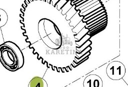 CLAAS RENAULT ATLES 936 RZ V5 Koło Wałka Zdawczego 0011317970 00 1131 797 0