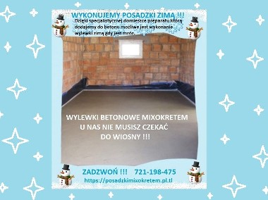 WYLEWKI BETONOWE ZIMĄ / POSADZKI CEMENTOWE z domieszką przeciwmrozową -1