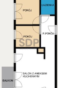 Rozkładowe 3-pokojowe mieszkanie|Balkon-2