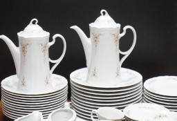 wiedeńska porcelana na 12osób serwis  obiadowy kawowy (herbaciany)