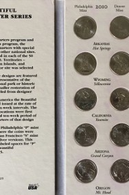 Pełna kolekcja - QUARTER DOLLAR / 25 centów - seria „Piękno USA” + katalog-2