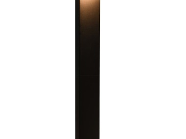 vidaXL Lampa ogrodowa LED, 9 W, czarna, owalna 45654-1