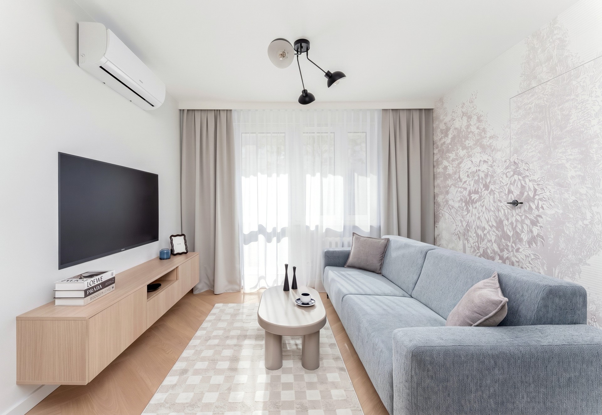 4-ห้อง อพาร์ตเมนต์ ขนาด 54 m²