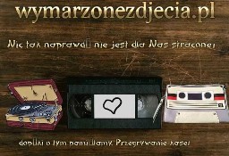 Przegrywanie kaset VHS,Minidv,hi8 filmów 8mm Gdańsk 7 dni w tyg od 25łzł/1szt