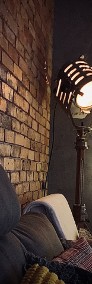 Lampa duża loft Vintage podłogowa reflektor filmowy 1964r-4