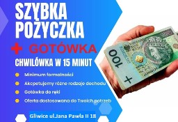 Pożyczka ,szybka gotówka z komornikiem GLIWICE