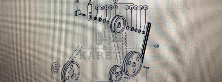 Koło pasowe Claas Mega 370-340 Nr katalogowy 000 609 761 0-1