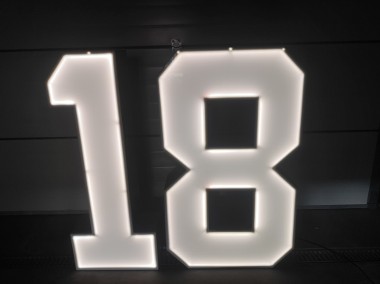 Na wynajem cyfry 18 świecące LED-1