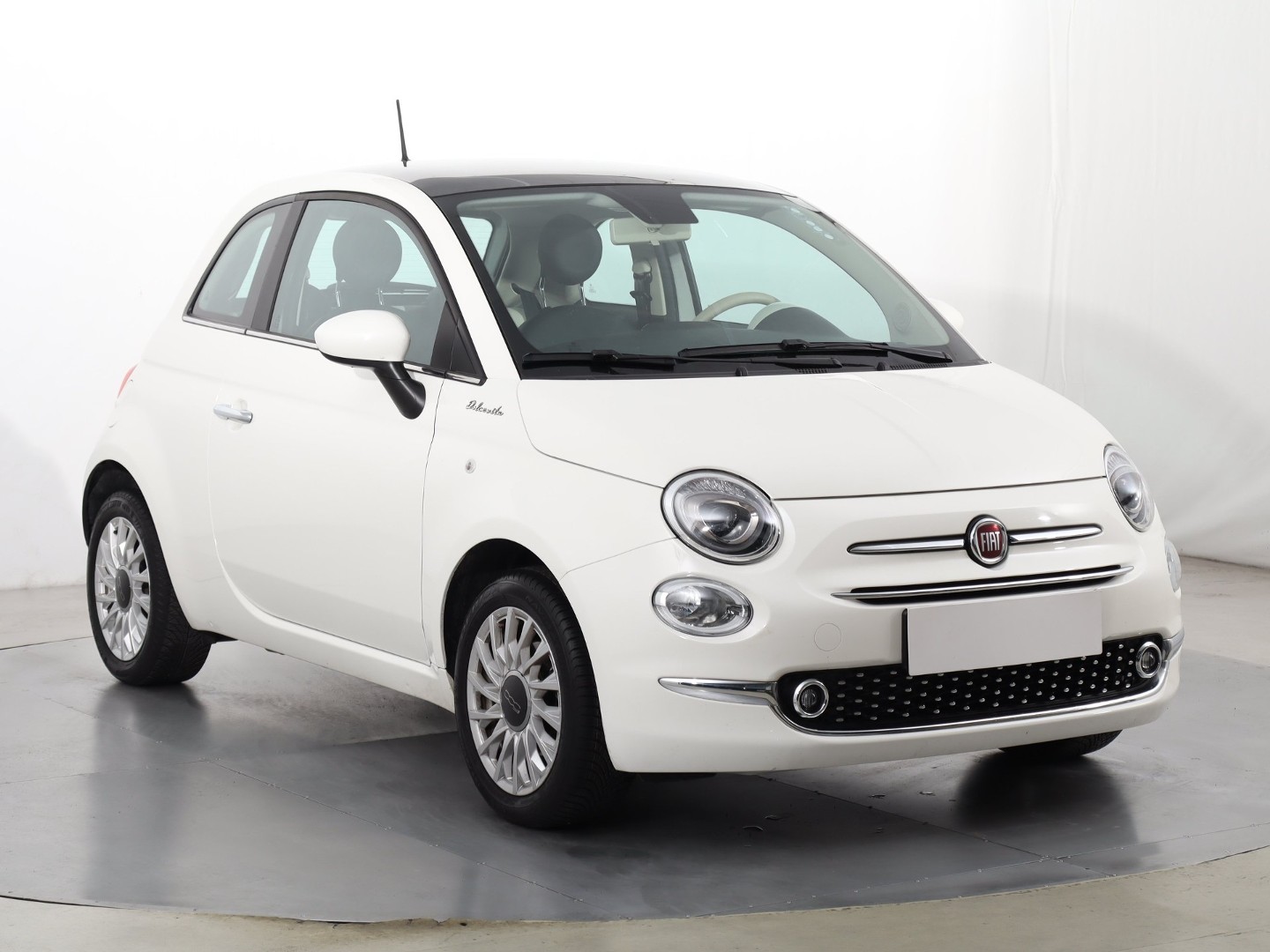 Fiat 500 , Salon Polska, 1. Właściciel, Serwis ASO, VAT 23%, Skóra,