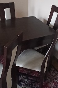 Stół rozsuwany i 6 krzeseł venge-2