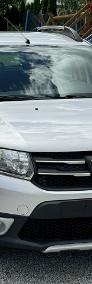 Dacia Sandero II 0.9 tCe 90KM z Niemiec, Serwisowany, ZADBANY stan! STEPWAY, 2 kpl. k-4