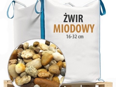 Żwir miodowy 1T luzem . Ogród, kamień ozdobny-1