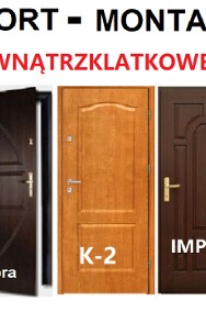 Drzwi wejściowe ZEWNĘTRZNE do mieszkania z montażem -wewnątrzklatkowe-2