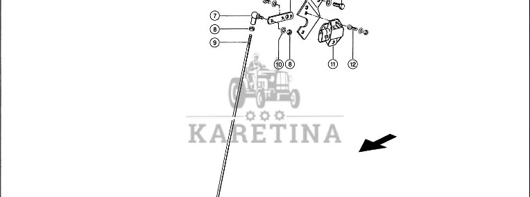 Claas Lexion 600 RAMIĘ NOŚNE PRA. 0005176931 (Hp-kanał wciągający; walec sterujący)-1